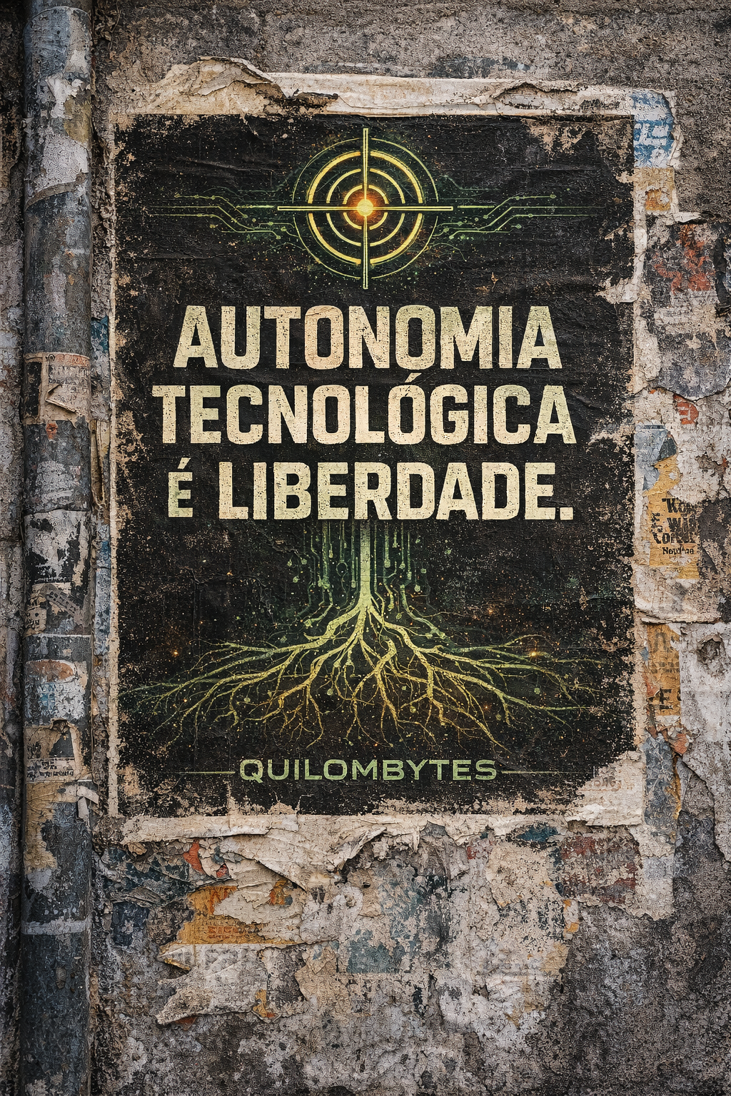 Aplicação num poste